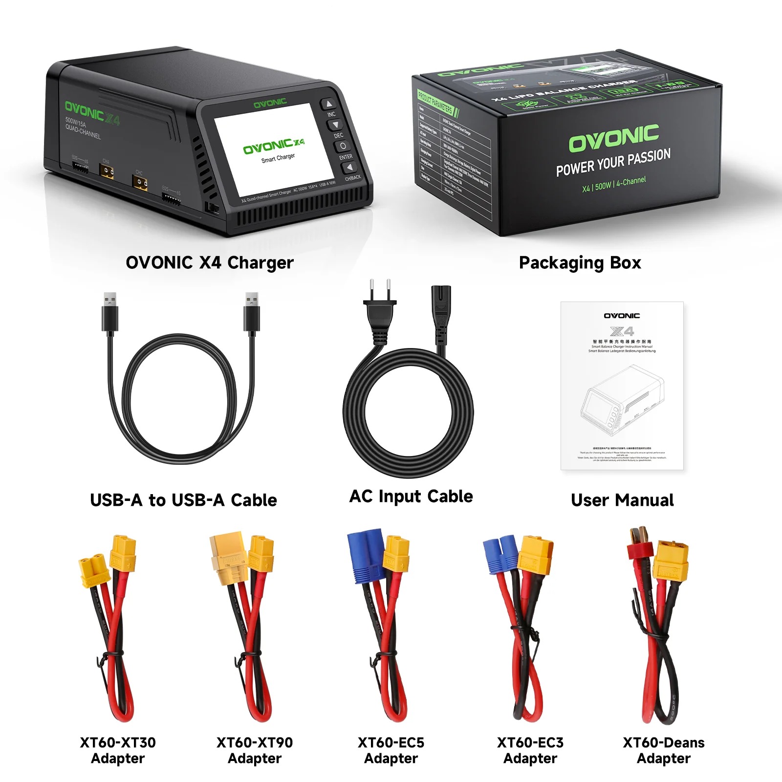 Ovonic X4 AC500W เครื่องชาร์จแ - Drone Battery Smart บทวิจารณ์และราคา