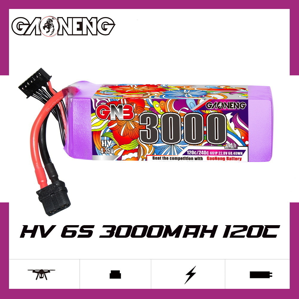 แบตเตอรี่ลิโพ GNB 6S 22.8V 300 - Drone Battery Lipo บทวิจารณ์และราคา